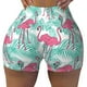 thumbnail image 2 of Fotbe Flamingo Shorts Sin Costuras – Shorts Deportivos de Cintura Alta para Mujer, Elásticos para Gimnasio, Yoga, Running o Ciclismo-Small, 2 of 8