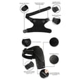 thumbnail image 4 of Adjustable Shoulder Brace for Right and Left Shoulder Support Neoprene Shoulder Strap Sprain Fracture Rose red, 4 of 9