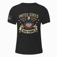 thumbnail image 4 of CAUYDY American Flag Shirts for Men USA Patriotic T-Shirt 4th of July Tee Tops(L101-Black,XXL), 4 of 5