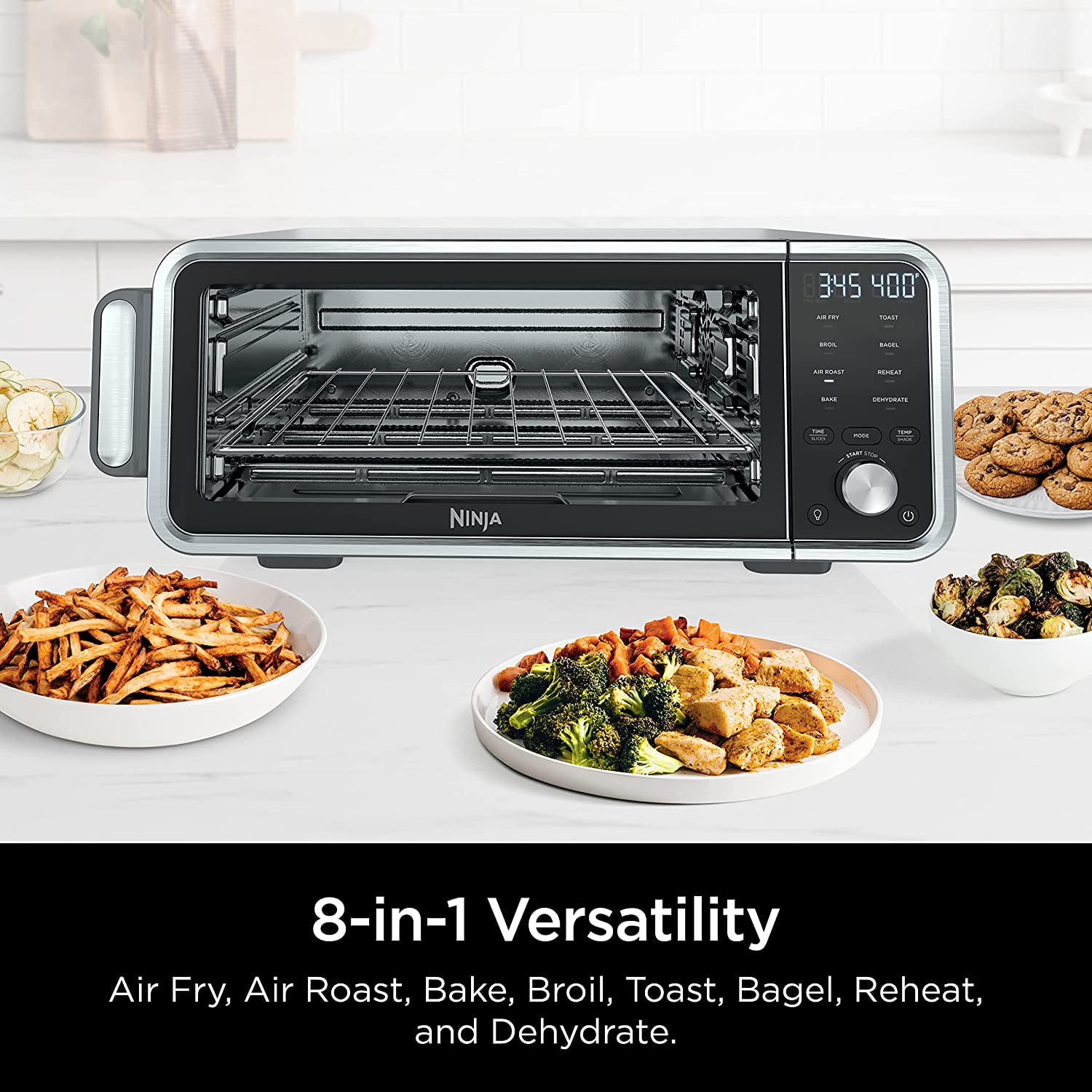 Ninja SP201 Digital Air Fry Pro Countertop 8-in-1 Oven with