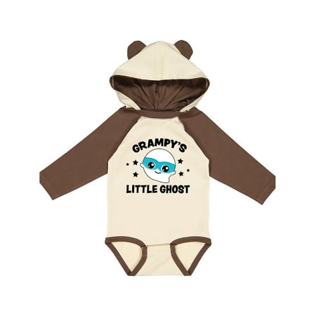 

Inktastic Cute Grampy s Little Ghost with Stars Gift Baby Boy or Baby Girl Long Sleeve Bodysuit