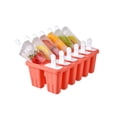 thumbnail image 2 of Molde de silicona de grado alimenticio para hacer paletas heladas con palitos | Molde para paletas caseras para helados y batidos de frutas, 2 of 7