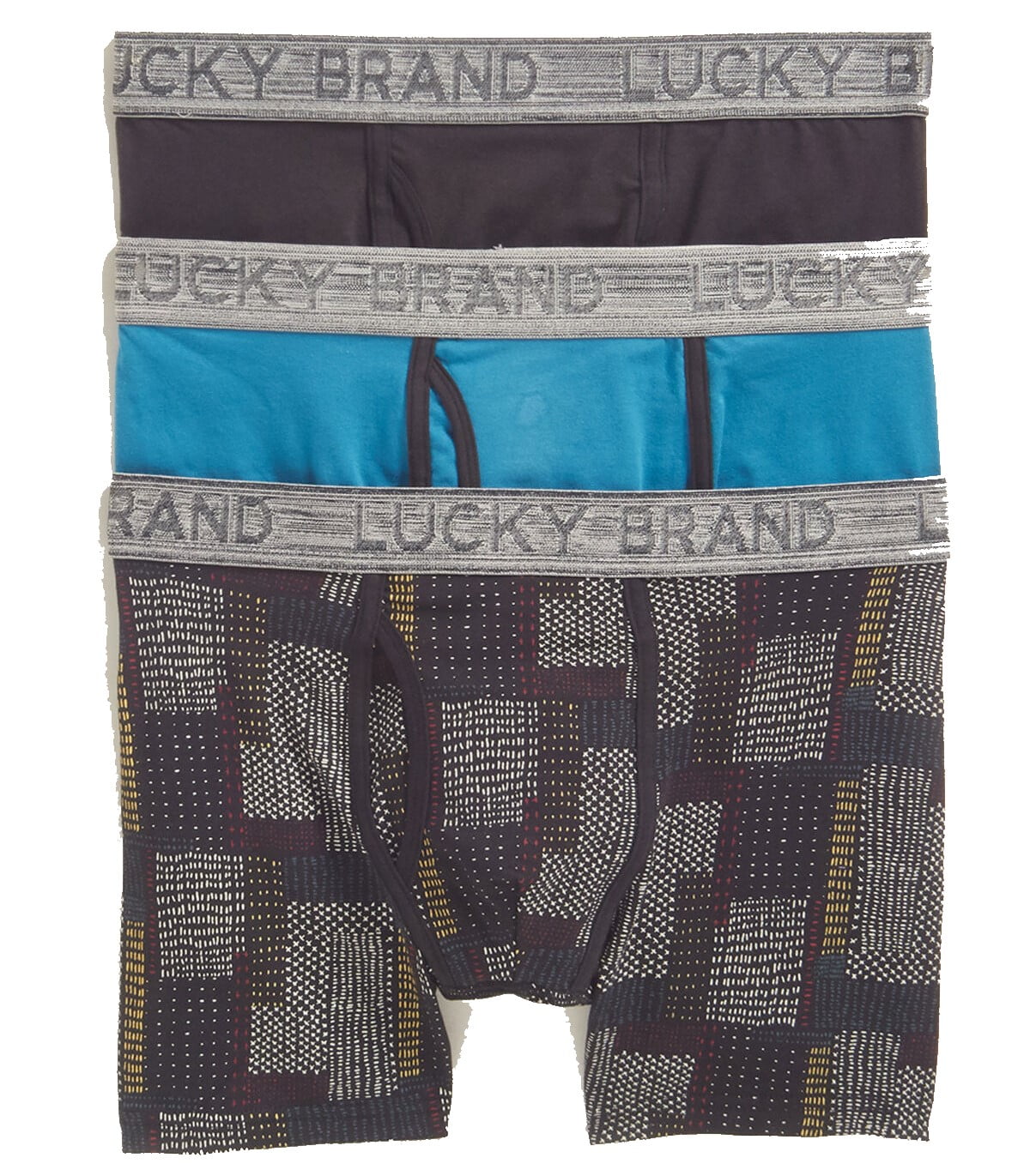 Lucky Brand LUCKY BRAND MEN 3 PACK BOXER BRIEF 193 P50 XLARGE