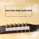 thumbnail image 3 of 10 piezas de puente de cuerda de guitarra de hueso en blanco Compatible con guitarra clásica Hy, 3 of 5