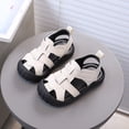 thumbnail image 2 of Gubotare Sandals for Toddler Boy's Baby Girls and Toddler Sporty Sandal with Adjustable Straps Size 6.5 (Beige,6.5 Toddler), 2 of 9