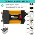 thumbnail image 6 of Inverter, DFITO 4000W Peak Car Power Inverter Dc 12V to 110V Ac Converter, with 1 Ac Outlet and 2 USB Car Charger, Camera/ Laptop Car Accessories, for Camping/ Road Trips/ Outdoor Work, 6 of 9