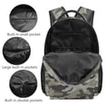 thumbnail image 6 of Jeiento Kids School Backpack Water-Resistant Green Camouflage Hunting Backpack for Boys Girls Elementary Students, 16 Inch School Bag with Multiple Organizer Pockets, 6 of 7