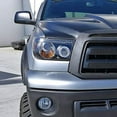 thumbnail image 2 of Halo Projector Headlight In Black Housing Clear Lens Made For And Compatible With 2007 - 2013 Toyota Tundra 07 08 09 10 11 12 13, 2 of 7