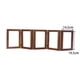 thumbnail image 5 of Marco de fotos con bisagras Marco de fotos plegable Mesa de madera rústica Marco plegable moderno Marcos de cinco pliegues Valentín Comedor, 5 of 9