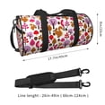 thumbnail image 2 of Balery Squirrel In The Forest Bolsa de Gimnasio para Mujeres y Hombres, Bolsa de Viaje Impermeable, Bolsa de Fin de Semana con Compartimento para Zapatos y Bolsillo Húmedo, 2 of 6