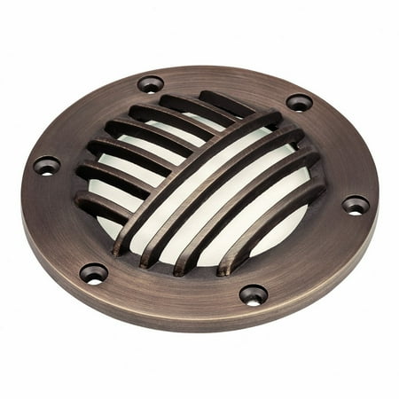 Kichler 15482 4.5" Solid Brass Rock Guard For Centennial Brass Well Lights - Brass