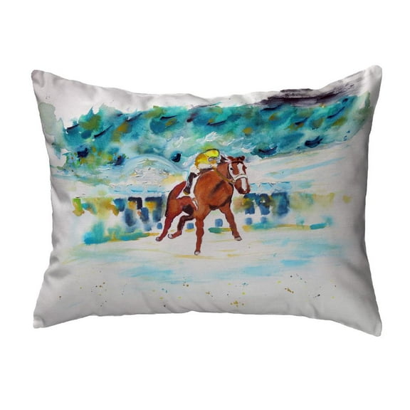 Betsy Drake Interiors Fast Start Noncorded Indoor/Outdoor Pillow 16x20