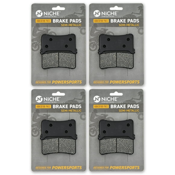 Niche Jeu de Plaquettes de Frein avant pour Honda CBR1000R Semi-Métalliques Moto, Lot de 4 519-KPA2622D