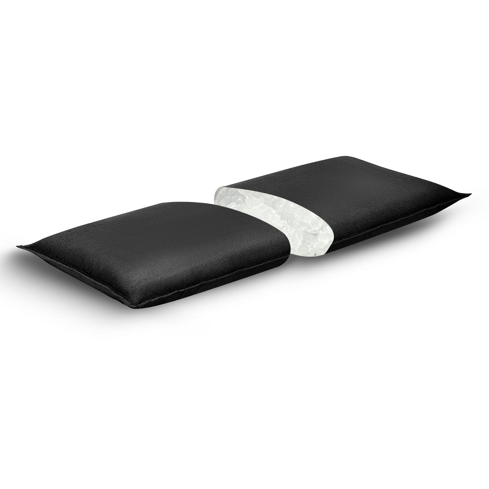 Flood Barrier 6-Pack 2.7x1.4ft Water Activated Sandless Absorbent Bags for Home Doorway Basement