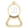 thumbnail image 1 of Ouvre-bouteille de Bière Art Déco Symbole Clavier en Acier Inoxydable Porte-Clés, 1 of 3
