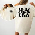 thumbnail image 3 of In My Auntie Era T-Shirt – Cool Aunt Graphic Tee, New Aunt Gift, Favorite Auntie Shirt, Mother’s Day Present, Unisex Crewneck Short Sleeve, 3 of 6