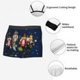 thumbnail image 7 of Holiday Nutcrackers Underwear Men Breathbale Christmas Nutcracker Soldier Boxer Briefs Shorts Panties Soft Underpants For Male, 7 of 7