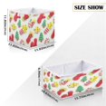 thumbnail image 2 of Foldable Fabric Storage Bin Home Cubes Clothing Organizer Bins Large Collapsible Box Basket for Home Organizer Christmas Cookies, 2 of 7