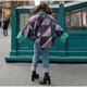 thumbnail image 5 of Chaqueta de algodón con estampado retro de estilo europeo y americano para otoño e invierno, chaqueta de algodón para mujer a juego con el color, 5 of 5