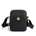 thumbnail image 2 of Bolso de mano para mujer Fashionalbe Nylon Simple Mujer Commuter Bolso (Negro), 2 of 7
