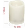 thumbnail image 6 of EcoGecko Set of 12 Indoor/Outdoor Votive Flameless LED Candles with 5 Hour Timer, Soft Flickering and Warm Glow, Batteries Included, 6 of 6