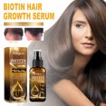 thumbnail image 1 of Fiudx Liquidación De Ahorros De Verano Biotina, Producto Nutritivo Para Suavizar El Cabello, Aceite Esencial Para El Cabello De Reparación Rápida De Biotina, 30Ml, 1 of 6