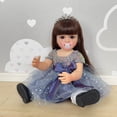 thumbnail image 5 of Muñeca Reborn Ardol realista de 55 cm con pelo largo para niña, 5 of 5