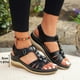 thumbnail image 5 of MKLEKYY Sandalias Antiderrapantes para Mujer, Sandalias de Tacón Bajo de Cuero A La Moda de Verano para Mujer, Zapatos Cómodos Con Temperamento, 5 of 5