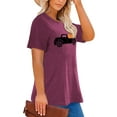 thumbnail image 4 of XCHQRTI Pumpkin Plus Size Women Tshirt Its Fall Yall Thanksgiving Short Sleeve Graphic Tees, 4 of 8