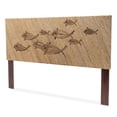 thumbnail image 2 of Sea Wind Florida Island Breeze School of Fish Weave King Headboard in Natural, 2 of 5
