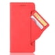 thumbnail image 2 of KAIYANG Funda de cuero con múltiples ranuras para Nokia C21 4G, marrón, estilo C, Nokia C21, color rojo, 2 of 5