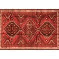 thumbnail image 1 of Ahgly Company Indoor Rectangle Persian Orange Traditional Area Rugs, 7' x 10', 1 of 1