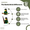 thumbnail image 2 of Minifigura personalizada coleccionable Battle Brick del Ejército de los EE. UU. Segunda Guerra Mundial, 2 of 4