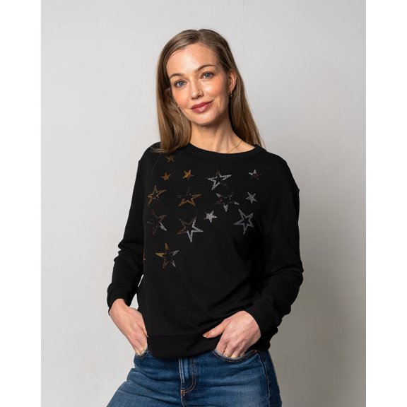 LEXI EMBELLISHED SWEATSHIRT