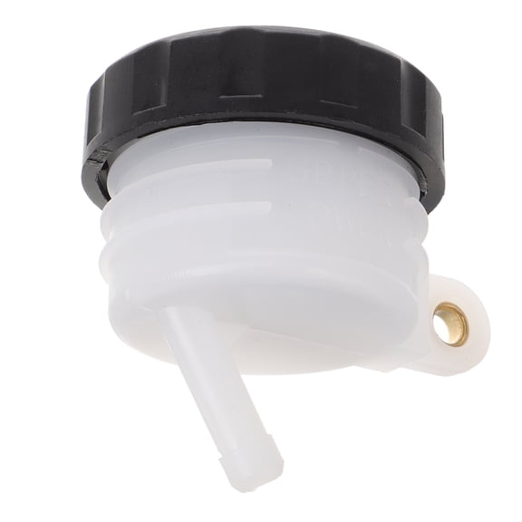 Motorcycle Oil Cup for Rear Brake Fluid Reservoir Bottle with Ample Storage Black Plastic Fits