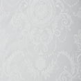 thumbnail image 5 of No. 918 Ariella 2-Piece Floral Lace Sheer Rod Pocket Kitchen Curtains, 58"x36", White, 5 of 5