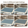 thumbnail image 7 of ODIKA 5'x7' Washable Area Rug Contemporary Solid Band Framework With Central Rectangle Accent for Small Living Room, Bedroom, Easy Care, Non-Shedding, Pet Friendly, 7 of 7