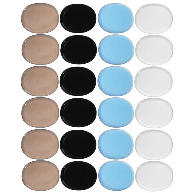 CTIRCHIU 24 Pcs Embouts en Silicone Anti-Bruit Transparents pour Performance