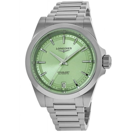Longines Conquest Automatic 34mm Green Dial Steel Women's Watch L3.430.4.02.6