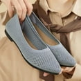 thumbnail image 7 of Summer Shoes for Women,Dress Flats for Women,Pointy Toe Flats for Women,Womens Flats,Womens Flat Shoes Classic Pointed Toe Flats Knitted Dress Shoes Soft Flats for Woman Comfortable Dressy,Gray,8, 7 of 7