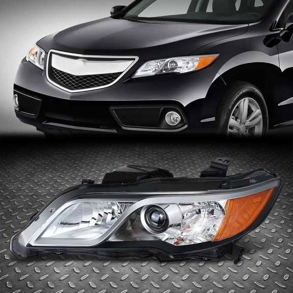 NUVISION for 13-15 Acura RDX OE Style Driver Left Side Projector Headlight Head Lamp