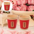 thumbnail image 3 of CIMAXIC Wedding 50pcs Paper Cups Disposable Wedding Party Cups Disposable Paper Cups Single Use Cups For Party,3.15"X2.76"X2.76", 3 of 5