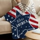 thumbnail image 5 of Decoraciones para el Día de los Caídos, decoraciones para el 4 de julio, manta para el Día de la Independencia, manta de franela para cama, manta ligera para sofá con temática del Día de la Bandera de, 5 of 6