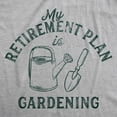 thumbnail image 2 of Womens Retirement Plan Gardening T Shirt Funny Outdoor Vegetable Garden Flowers Graphic Tee Womens Graphic Tees, 2 of 9
