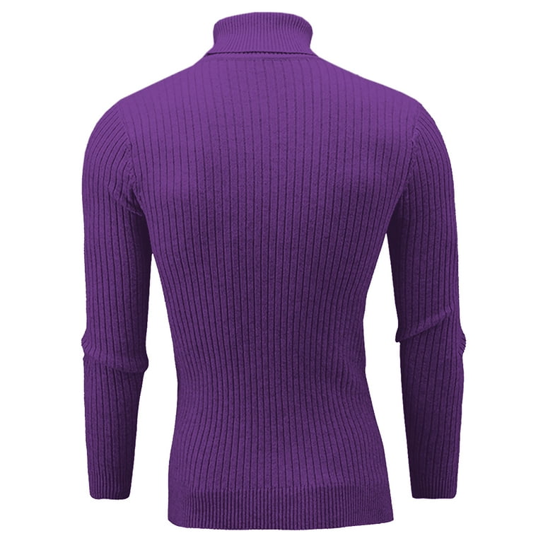 Mens purple hotsell turtleneck shirt