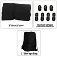 thumbnail image 5 of munirater Boat Cover Waterproof Heavy Duty Trailerable Replacement for Jon Boat 14Ft Long and Beam Width Up to 70 Inch Black, 5 of 5