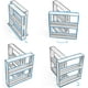 thumbnail image 4 of Estante extensible para especias, sistema de organización de estantes de cocina, estante para especias, 2 estantes, 4 of 7