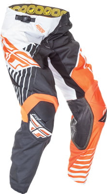 Fly Racing Fly Racing Kinetic Vector Pants Orange/White/Black Size 30 PN 369-53730 