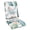 Beige_Color Leaf, variant on Moclever Waterproof Rocking Chair Cushion, 2Pcs Polyester Filling Back and Seat Cushion with Non-Slip Ties for Indoor Outdoor Car