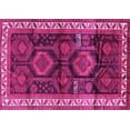thumbnail image 1 of Ahgly Company Indoor Rectangle Persian Pink Traditional Area Rugs, 7' x 10', 1 of 4